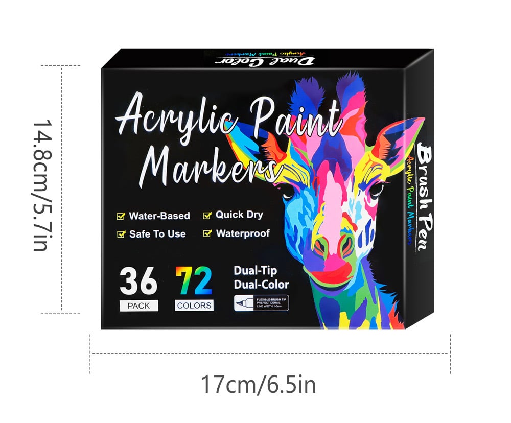 🔥Last Day Promotion 49% OFF🎨Double-Ended Art Markers for Professionals & Beginners!