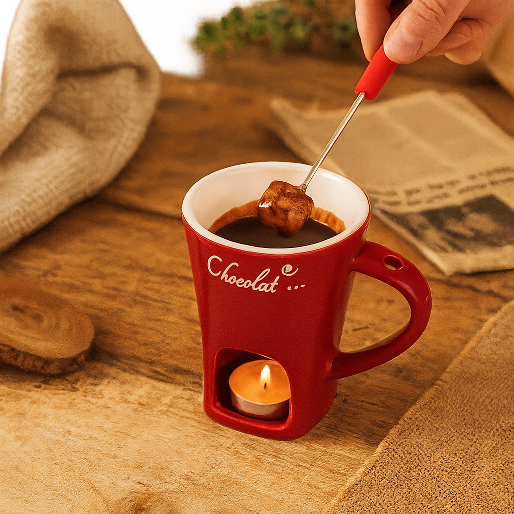 Natravor® Handcrafted Fondue Cup - Perhaps it would make a wonderful Valentine's Day gift.