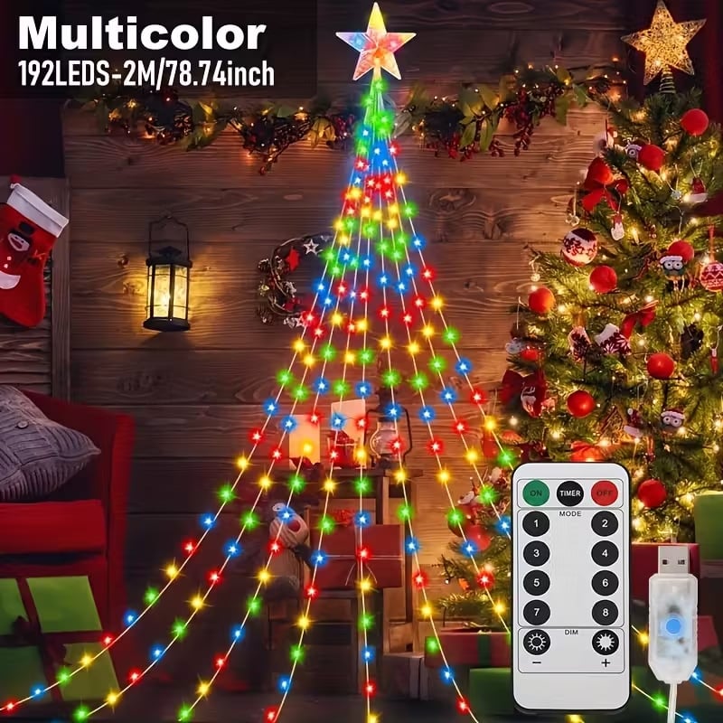 🔥Last Day 49% OFF-Starlight Cascade Tree Lights