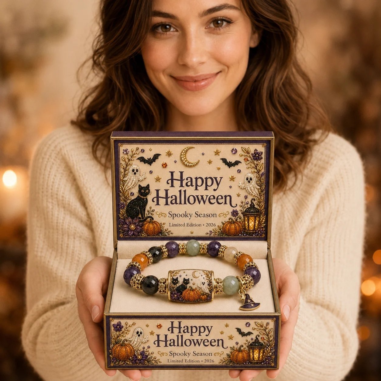 ๐๐ Limited Edition Halloween Beaded Bracelet Set | Spooky Cute Gift Jewelry๐