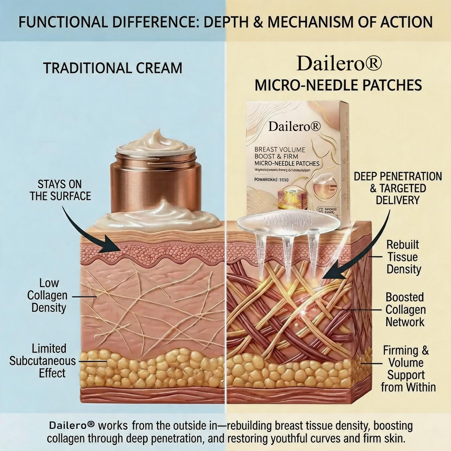 š„Limited-time 60% sale--DaileroĀ® Targeted Breast Enhancement Advanced Nano-Microneedle Patches