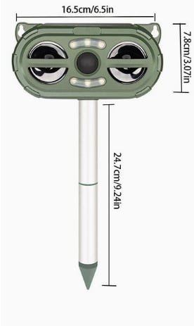 Hot Sale 50% OFF☘️Solar Powered Waterproof Animal Repellent