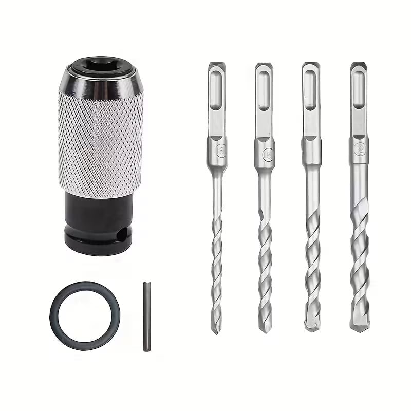 🔥Last Day 49% OFF-Rotary Hammer Adapter with Impact Drill Bits Set