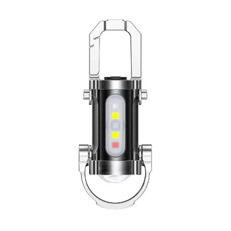 🔥LAST DAY 49% OFF Portable Rechargeable Bright Keychain Flashlight
