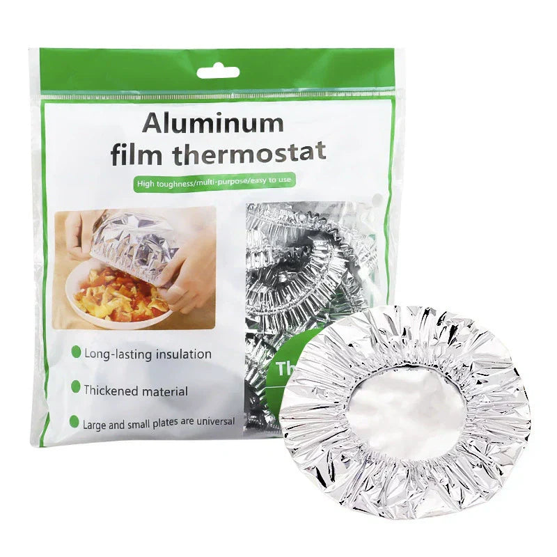 ๐ฒ๐ฅ Home dining table & food container aluminum foil heat-retaining cover
