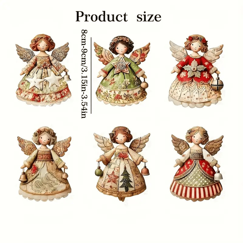 💐Vintage Angel Christmas Ornaments Set