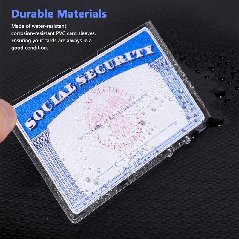 🔥Last Day 49% OFF - ✨Social Security Card Protector Sleeves