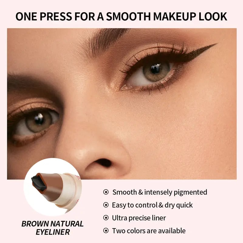 š„LAST DAY SALE 49% OFF š„BUY 1 GET 1 FREE- New Foldable Eyeliner Stamp for Perfect WingsāØ