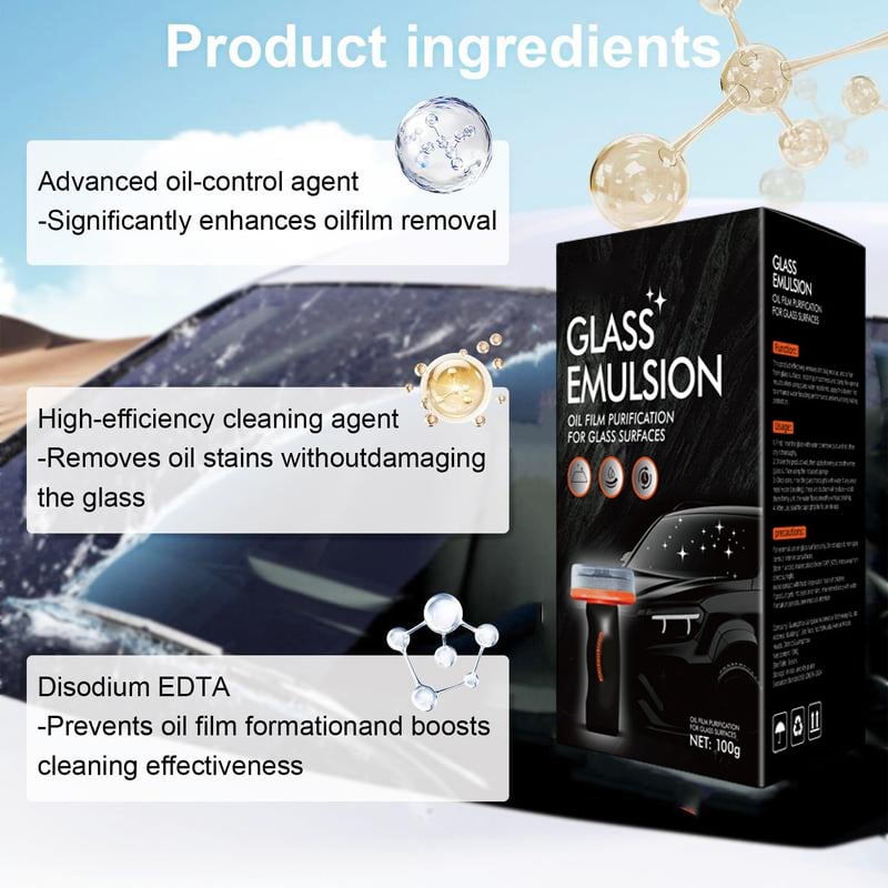 🔥Last Day 49% OFF - Handheld Glass Oil-Film Remover