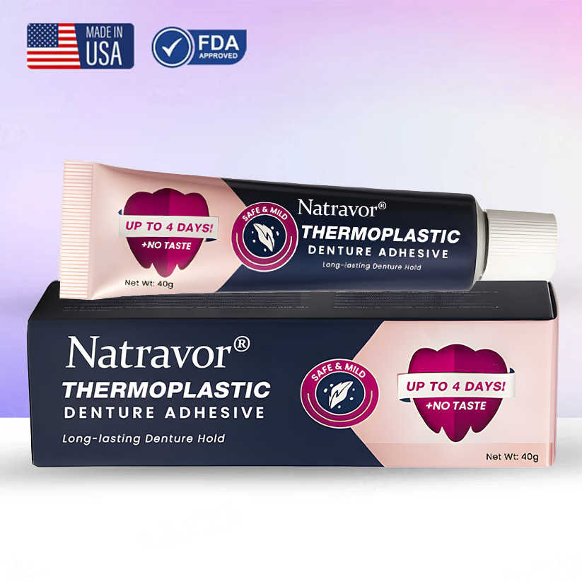 🔥LIMITED SPECIAL OFFER🔥 NATRAVOR® Thermoplastic Denture Adhesive - All Day Secure