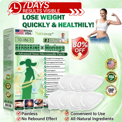 🇺🇸 | Natravor® 10-in-1 Berberine x Moringa Advanced Nano Microneedle Patch – Daily, Visible Results in 7 Days ✅ For Weight, Skin, Diabetes & Joint Health 🗽