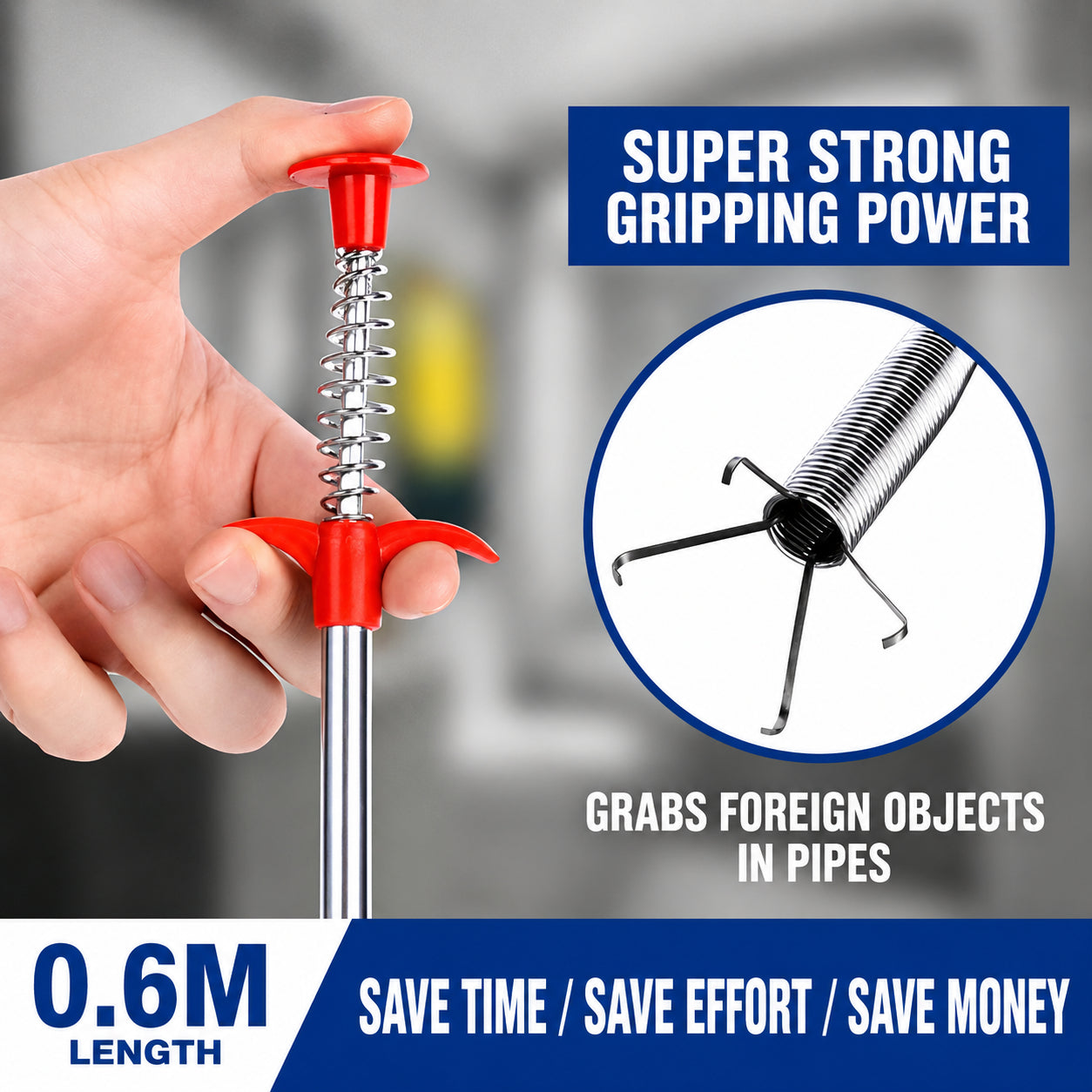 🔥Last Day 49% OFF -🚿Professional Drain Clog Remover Tool – A Must-Have For Every Home