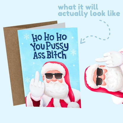 🎄Christmas Hot Sale 48% OFF🎅Greetings Funny Inappropriate Christmas Card 9-Piece Set