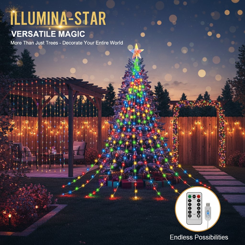 🔥Last Day 49% OFF-Starlight Cascade Tree Lights