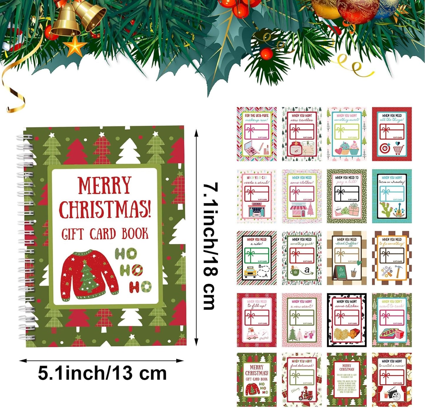 🎄Christmas Best Gifts Card Book
