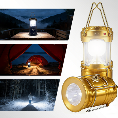 Collapsible LED Camping Lanterns Lightweight Solar
