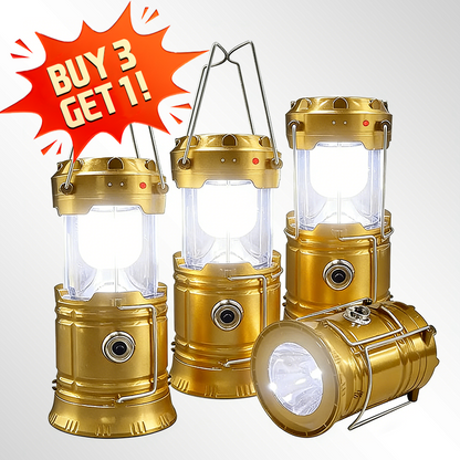 Collapsible LED Camping Lanterns Lightweight Solar
