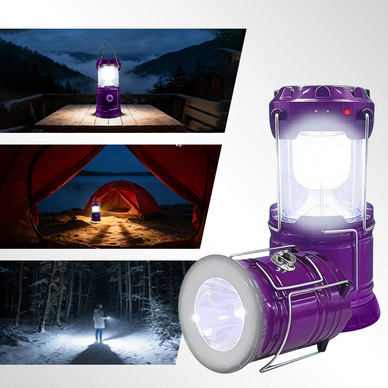Collapsible LED Camping Lanterns Lightweight Solar