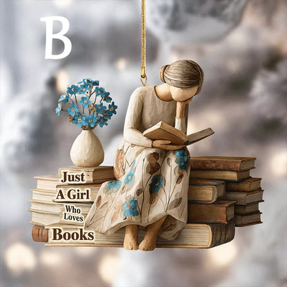 🔥LAST DAY 49% OFF 🎄📚Handmade Reader Christmas Decoration