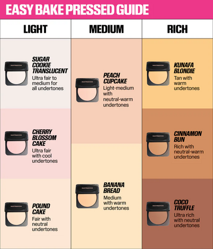 NATRAVOR Easy Bake Pressed Powder