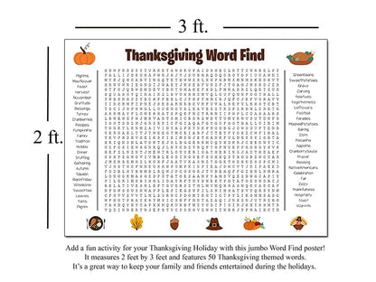 🔥Christmas Early Sale 49% Off🎁Christmas Word Search Poster(🎉Giant 36"x24" Wall Game)