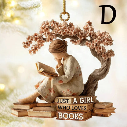 🔥LAST DAY 49% OFF 🎄📚Handmade Reader Christmas Decoration