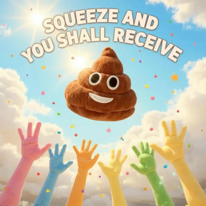 🎁Lowest price ever💥Funny Talking Poop Plush Toy – Makes Fart Sounds!
