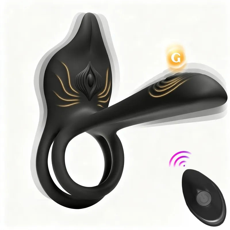 🎁 Enchanted Girl Luxe Smart Vibrating Ring – App-Controlled Pleasure for Couples 💫