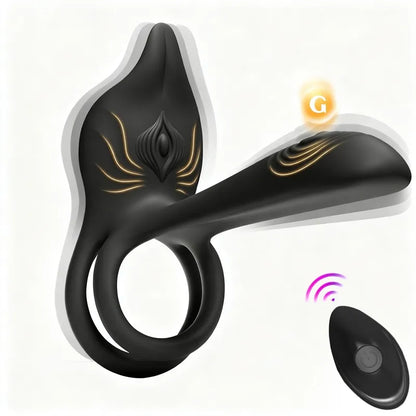 🎁 Enchanted Girl Luxe Smart Vibrating Ring – App-Controlled Pleasure for Couples 💫