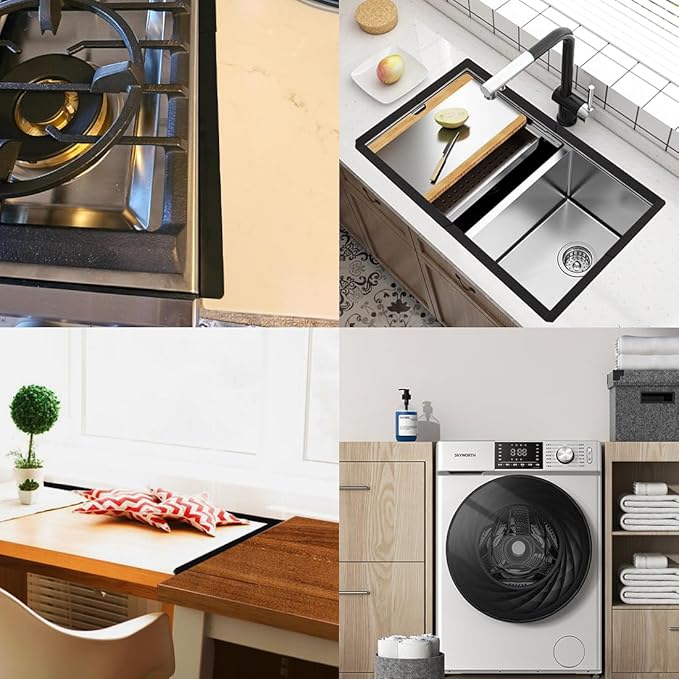 🔥Last Day 49% OFF - Retractable Stainless Steel Stove Gap Covers