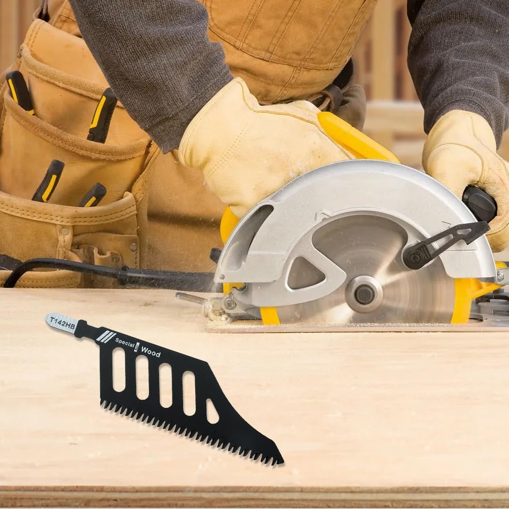 🔥Last Day 49% OFF - 👍5pcs Flush Cutting Jigsaw Blade for Wood Plastic Metal