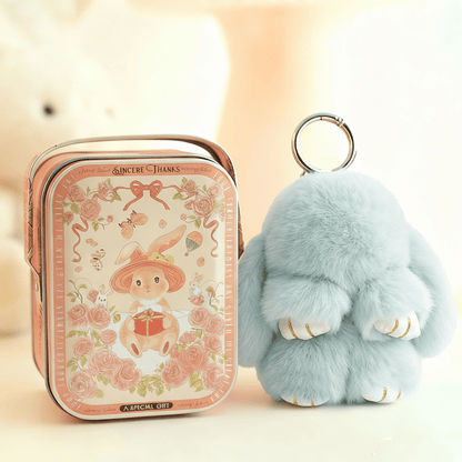 🎁Last Day Sale 49% OFF🐰 Handmade Soft Bunny PomPom Charms