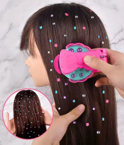 🔥Last Day 49% OFF - 💎Glitter Diamond Styling Tools Hair Gemstone Styling Set