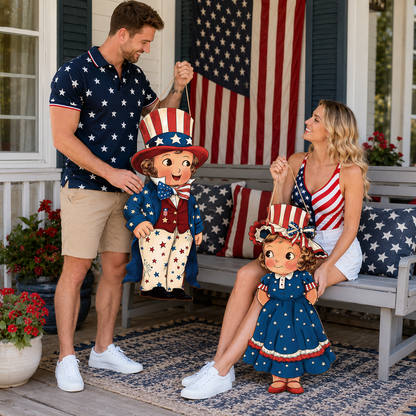 🔥Hot Sale 49% off🌟Patriotic Wooden Hanging Door Signs