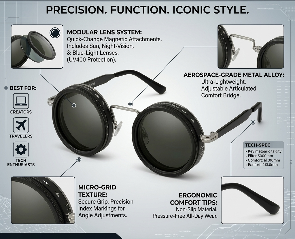 Adjustable Filters: The Last Pair of Sunglasses You’ll Ever Need ☀️☁️