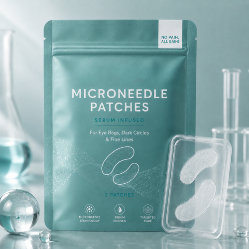 Dissolving Microneedle Eye Patches