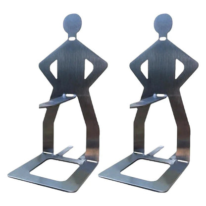 🍖Outdoor prankster Stainless Steel BBQ Sausage Holder