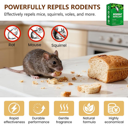 🐭✨Natural Rodent Repellent Balls (12-Pack) – Peppermint & Lemon Oil Protection for Home, Garage, Yard & Car