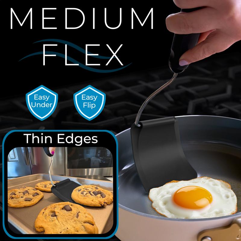 🎁 New Arrival 🔥 World’s First 7-Angle Cooking Spatula | Flat Griddle & Air Fryer Compatible