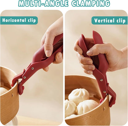 ✨Must-Have Kitchen Essential! Heat-Proof Hot Plate Gripper – Enjoy Worry-Free Cooking!