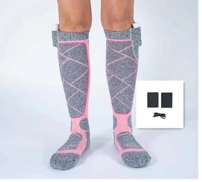 🎁Christmas Sale 49% OFF🎅Washable Rechargeable Heated Socks for Men & Women