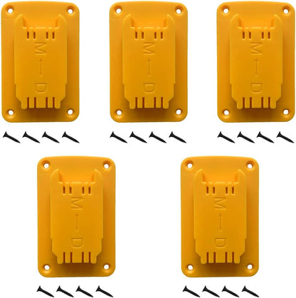 🔥Last Day 49% OFF-5Packs Tool Holders for DeWalt 14.4V/18V/20V & Milwaukee  M1818V lithium batteries tool mounting base electric drill