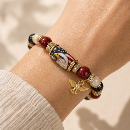 🇺🇸 Celebrate Freedom & Honor 💎 | USA 250th Anniversary Limited Edition Bracelet✨  - With Gift Box - 11 In Stock