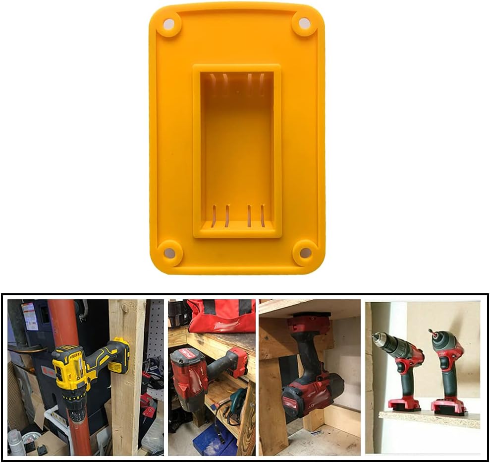 🔥Last Day 49% OFF-5Packs Tool Holders for DeWalt 14.4V/18V/20V & Milwaukee  M1818V lithium batteries tool mounting base electric drill