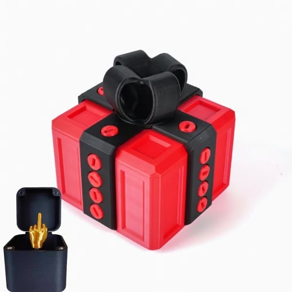 🎁The Prank Box – Hilarious Screw Challenge with Middle Finger Surprise 🤪🖕Perfect Gag Gift for All Occasions!