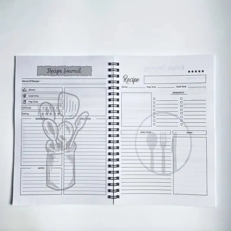 🔥Last Day 49% OFF - 🍳My Recipe Notebook 📕✨Hardcover