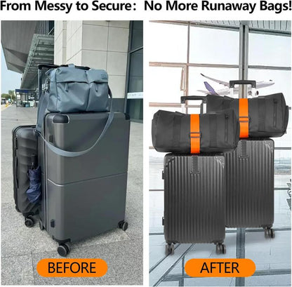 🔥Last Day 49% OFF💥Multi Use Strong Adjustable Luggage Connector Straps