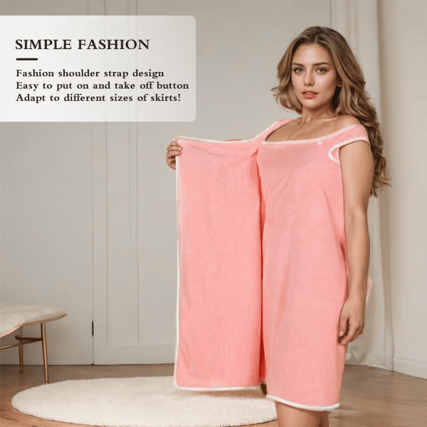 🏆 50K+ SOLD! 49% OFF✨ Plus Size Women's Wearable Shower Skirt