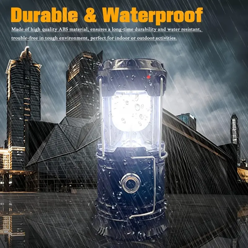 Collapsible LED Camping Lanterns Lightweight Solar