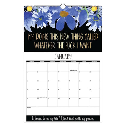 🔥Last Day 49% OFF-Here We F*cking Go Again: 2026 Swear Calendar for Tired-Ass Women
